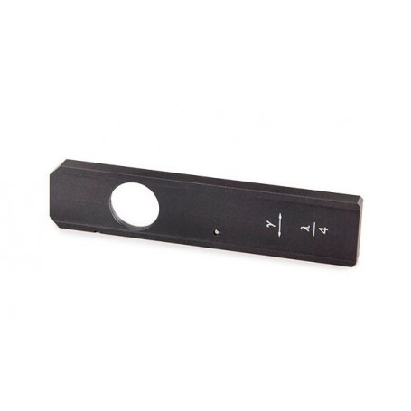 Plaque de retardement Euromex Lamda/4 IS.9612 dans un curseur pour accessoire de polarisation transmise (iScope) (53417)