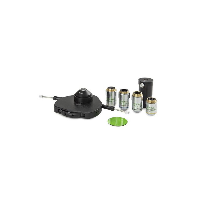 Euromex AE.3184, 10/20/40/100x, phase contrast set Disc, 4, phase, rings (Oxion) (53890)