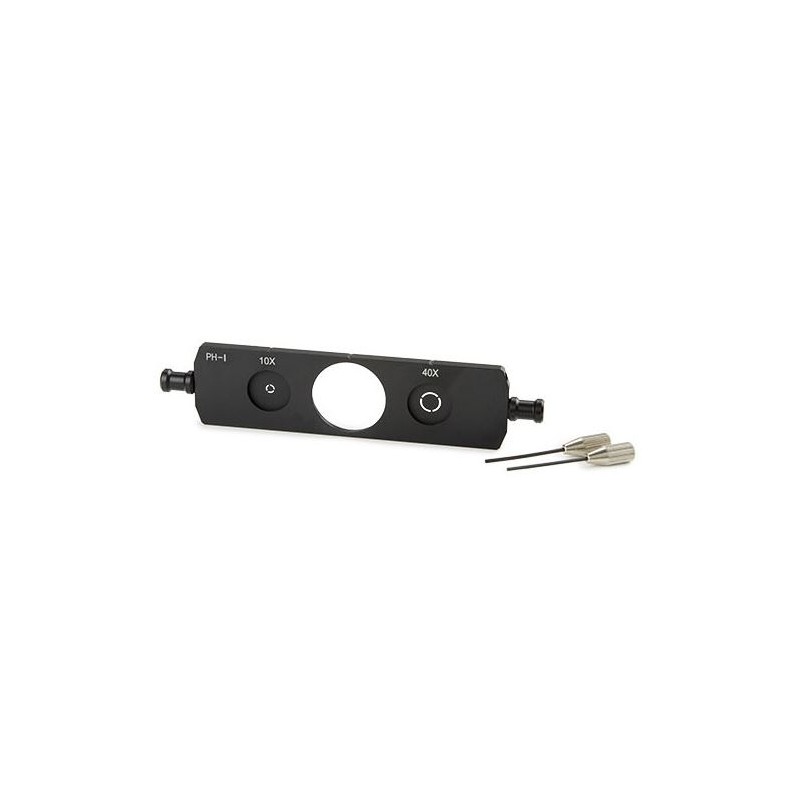 Euromex AE.3187, Slider with phase rings for PLPH 10x en S40x phase objectives (Oxion) (53893)