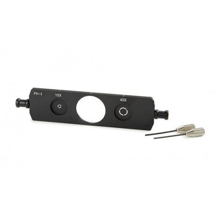 Euromex AE.3187, Slider con anelli di fase per obiettivi di fase PLPH 10x e S40x (Oxion) (53893)