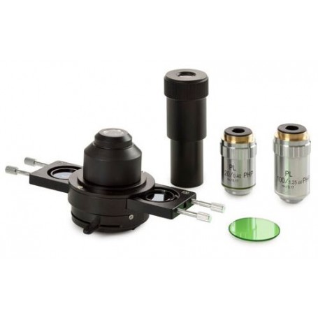 Euromex BS.9163, komplet za fazni kontrast, Abbe kondenzor, utor za klizač, Plan PLPHi 20/S100x IOS PH (bScope) (55469)