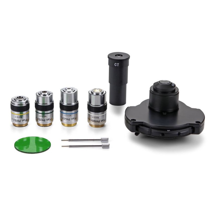 Euromex Zernike phase contrast set PLPH 10/20/40/100 และ DF (53392)