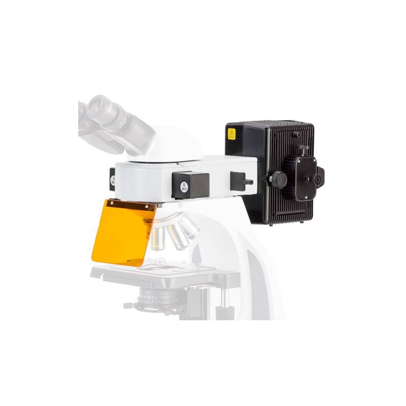 Bộ gắn huỳnh quang 3 vị trí Euromex iScope với 2 khối lọc trống không có bộ lọc (53407)