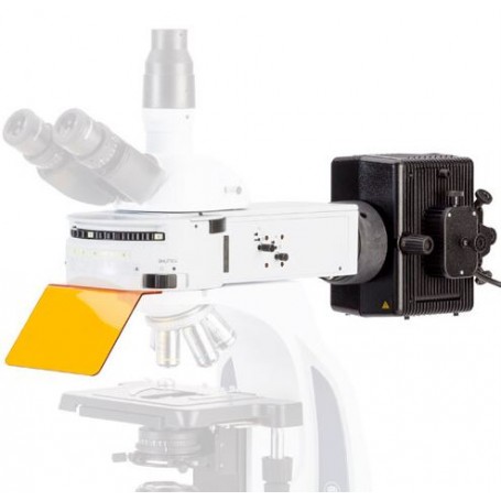 Euromex 6-pozīciju fluorescences pielikums iScope ar 2 tukšiem filtru blokiem bez filtriem (53405)