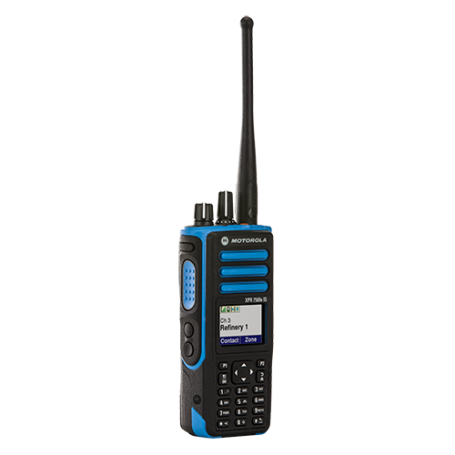 Motorola MOTOTRBO XPR 7580E הוא רדיו דו-כיווני נייד (CSA) 800/900 מגה-הרץ