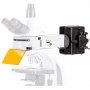 Atașament de fluorescență Euromex cu 6 poziții iScope, cu seturi de filtre albastre și verzi incluse (53404)