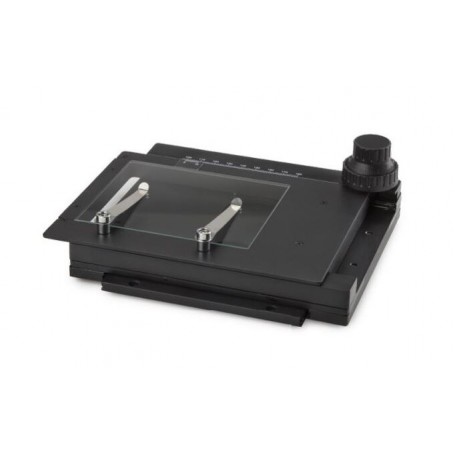 Mesa cruzada Euromex X/Y con plataforma para muestras y placa de vidrio translúcido para NexiusZoom (76709)