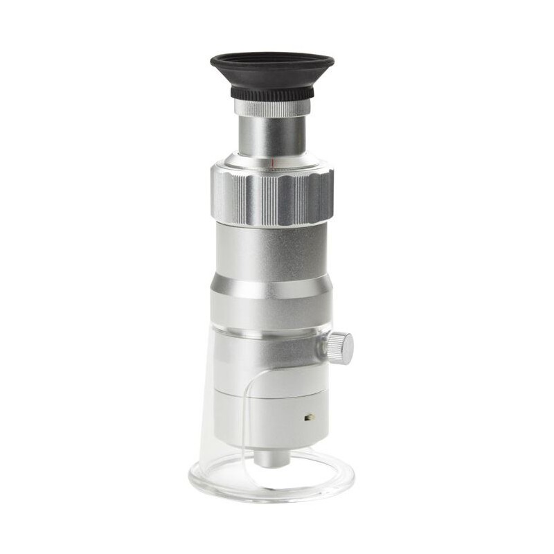 Microscópio de medição com lupa Euromex, 60x, LED, 0.02mm (77268)