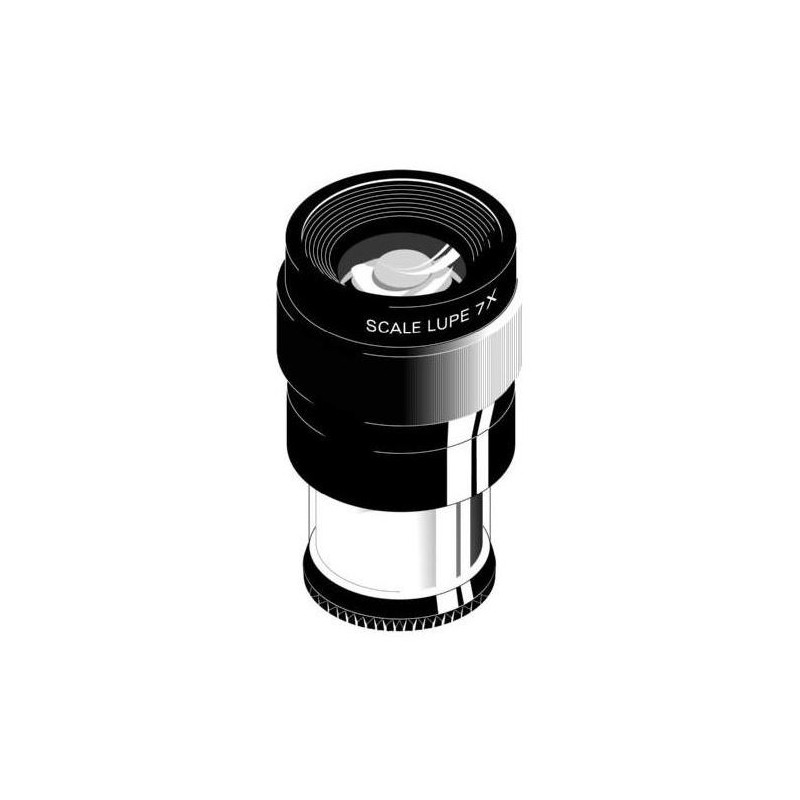 Euromex Måleglas 7x med 5 overfladeplader (9212)