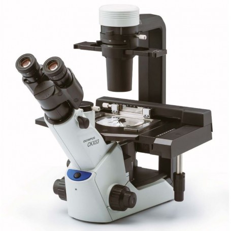 Тринокулярный микроскоп Evident Olympus CKX53, 100X, 200X, 400X, IPC / IVC x/y столик (49704)