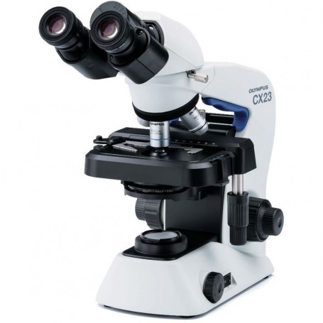 กล้องจุลทรรศน์ Evident Olympus รุ่น Olympus CX23 RFS1, ไบนอคูลาร์, แผน, อะโคร, กำลังขยาย 40x, 100x, 400x, 1000x, LED (48082)