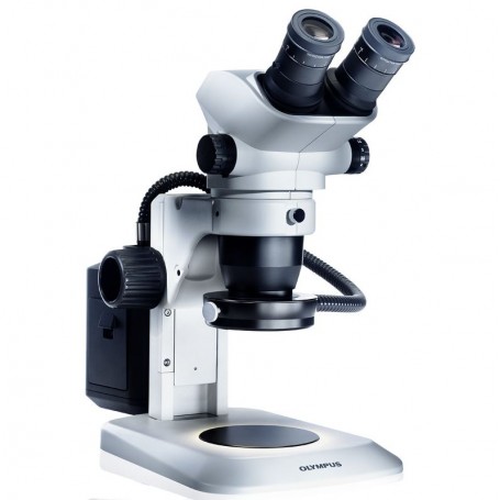Microscópio estereoscópico de zoom Evident Olympus SZ51, para anel de luz, bino (49365)