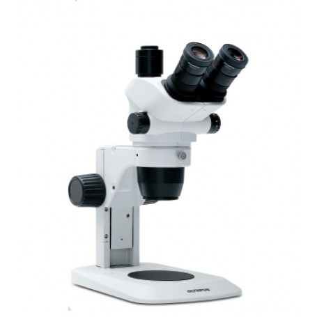 Microscop stereo cu zoom Olympus SZ61, pentru platformă cu lumină transmisă, trinocular (19322)
