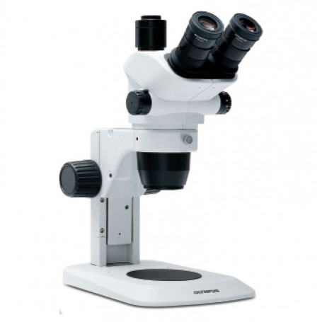 Microscop stereo cu zoom Olympus Evident SZ 61, pentru iluminare inel, trino (49369)