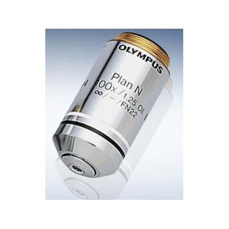 Evident Olympus Objektīvs PLN100XO/1.25 Plāna Ahromātiskais Objektīvs Eļļa (49929)