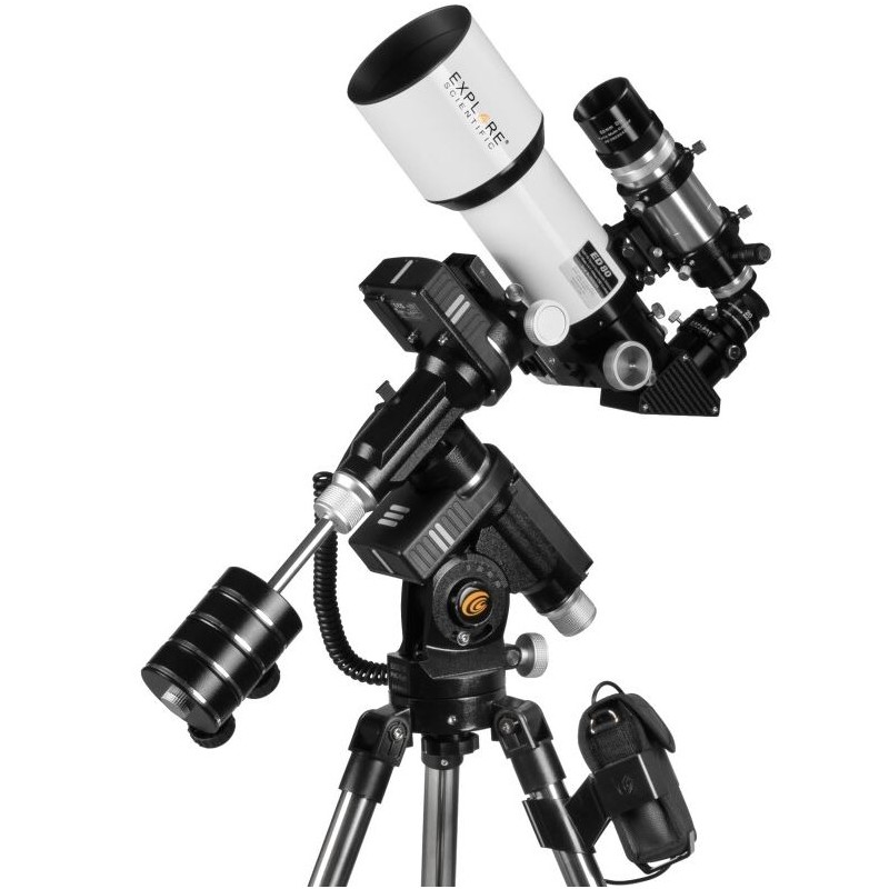 กล้องโทรทรรศน์ Explore Scientific Apochromatic Refractor AP 80/480 ED Alu iEXOS-100 PMC-8 Wi-Fi GoTo (85156)