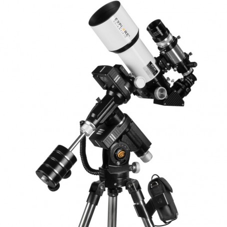 Explore Scientific Réfracteur apochromatique AP 80/480 ED Alu iEXOS-100 PMC-8 Wi-Fi GoTo (85156)