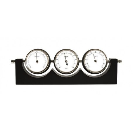 Stazione meteorologica da scrivania Fischer nera (62621)