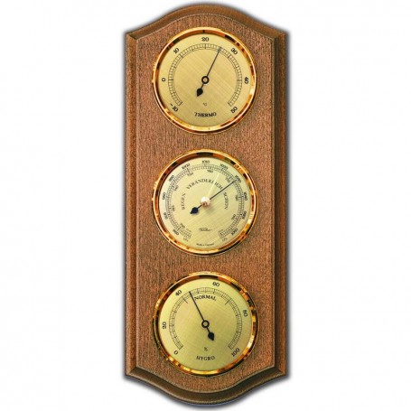 Fischer Weerstation Ø 63 mm Rustieke eikenkleur (63584)