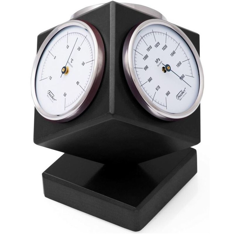 Fischer Weather station Cube black (63568)