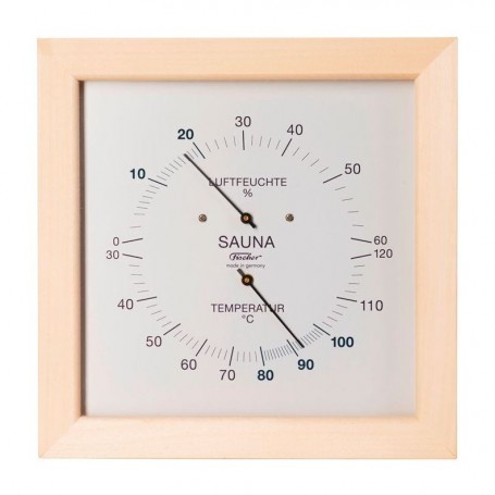 Fischer Stasiun Cuaca Sauna-Thermohygrometer (63319)