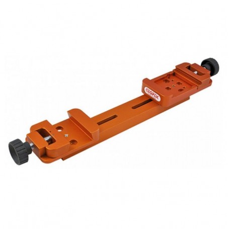 Geoptik barra a prisma stile Vixen/Losmandy con due piastre a sella (49109)