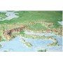 Георельеф Большая 3D рельефная карта Европы в алюминиевой раме (на немецком языке) (44612)