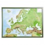 Georelief Large 3D relief map of Europe in wooden frame (in German) (44611)