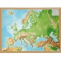 Georelief Large 3D relief map of Europe in wooden frame (in German) (79173)