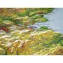 Georelief Great Britain 3D relief map (in English) (52367)