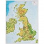 Georelief Great Britain 3D relief map (in English) (52950)