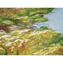 Georelief Great Britain 3D relief map (in English) (52950)