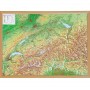 Georelief Large 3D relief map of Switzerland in wooden frame (in German) (75230)