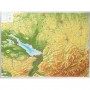 Georelief Regional map Allgäu Bodensee Lake Constance 3D Relief map (77 x 57 cm) (in German) (58032)