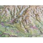 Georelief Harz 3D relief map (77 x 57 cm) (in German) (80207)