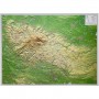 Georelief Harz 3D relief map (77 x 57 cm) (in German) (80208)
