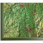 Georelief Large 3D relief map of Hesse (in German) (44636)