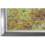 Georelief Veľká 3D reliéfna mapa Saska v hliníkovom ráme (v nemčine) (44632)