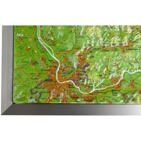 Georelief Regional map Black Forest (in German) (44642)