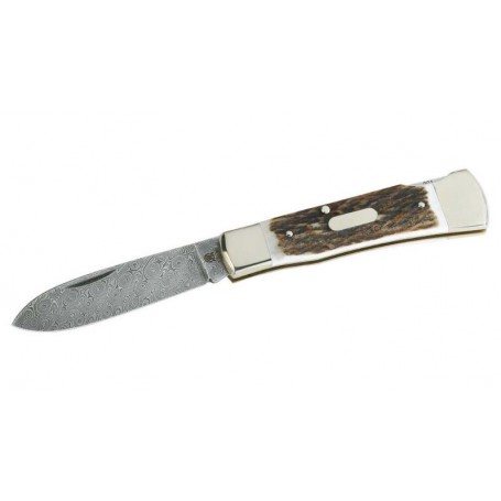 Hartkopf-Solingen Kniver Damaskus lommekniv, 300 lag (71721)