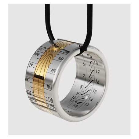 Helios Sundial Solar Ring I Ouro (84065)