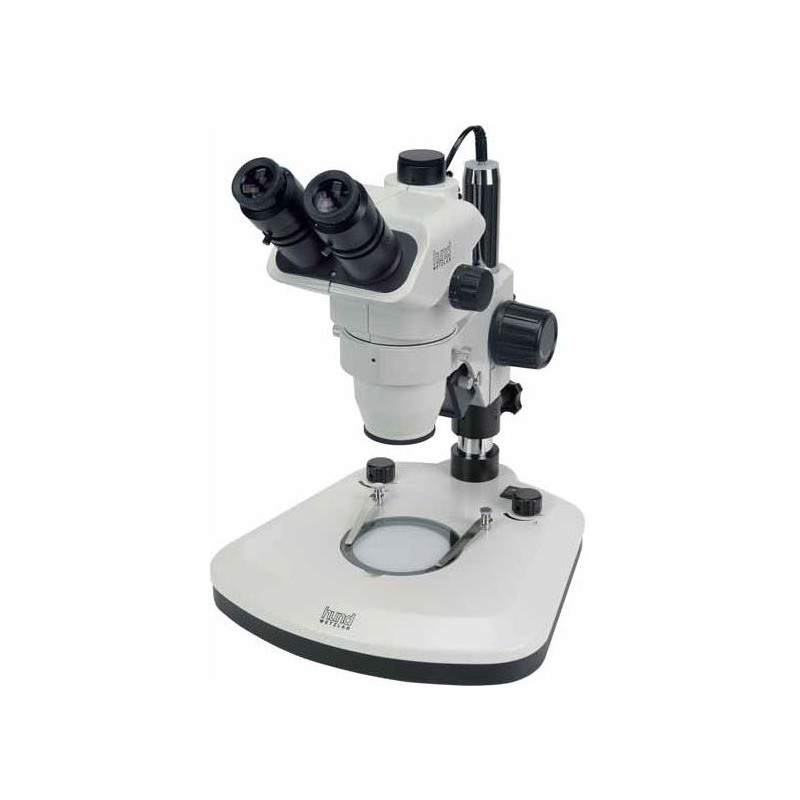 Hund Wiloskop stereo microscope - F Zoom with ST base, trinocular (44380)