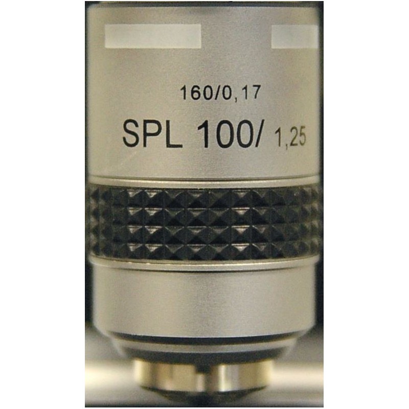 Об'єктив Hund Spl 100 / 1.25 до 0.60 для темнопольної мікроскопії для вертикальних мікроскопів (46037)