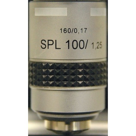 Objetiva de campo escuro Hund Spl 100 / 1.25 a 0.60 para microscópios verticais (46037)