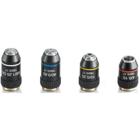 מיקרוסקופ קרן מונו אכרומט 4/10/40, WF10x18, 3W LED, OBE 101 (66306)
