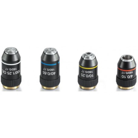Kính hiển vi Kern Mono Achromat 4/10/40/100, WF10x18, 3W LED, OBE 111 (66318)