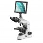 Цифровые микроскопы Kern, модель OBE 134T241, конденсор Аббе 1.25, фиксированный, USB 2.0, увеличение 40-1000x, светодиод 3 Вт,