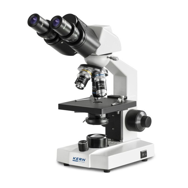 Kern Microscope Bino Achromat 4/10/40, WF10x18, 0,5W LED, OBS 114 (66382)
