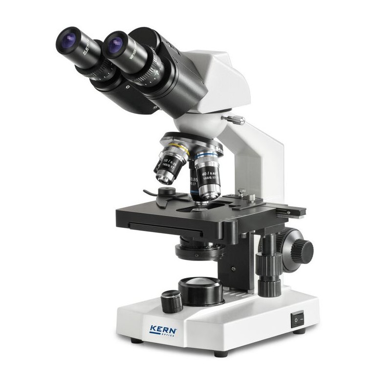 Kern Microscope Bino Achromat 4/10/40, WF10x18, 0,5W LED, OBS 116 (66384)