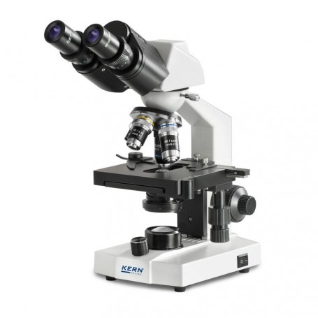 Microscopio Kern Bino Acromático 4/10/40, WF10x18, 0,5W LED, OBS 116 (66384)
